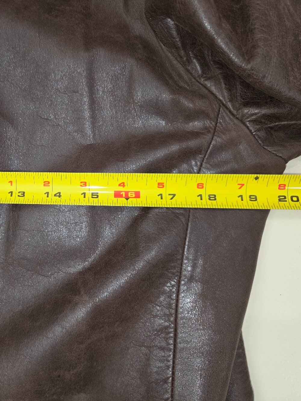 Zara leather trench coat men’s, brown size L - Picture 13 of 15